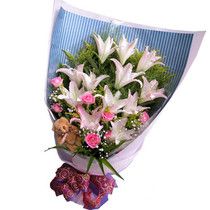 Flowers Beijing flowers Baihea flower Beijing flowers and flower couriers flower couriers base distribution is real