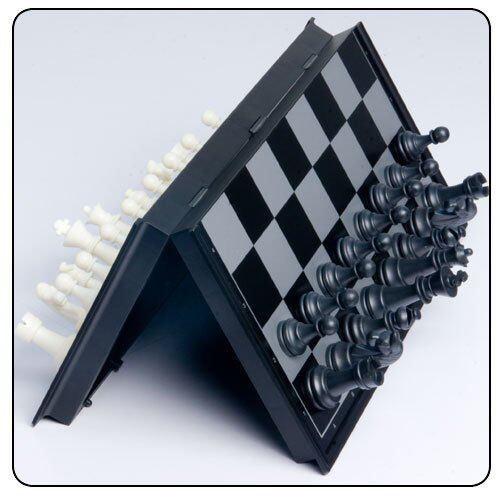 Creative puzzle chess chess - thin magnetic portable chess folding board attached instructions
