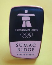 2010 Vancouver Winter Olympics badges in kind with some little flawless