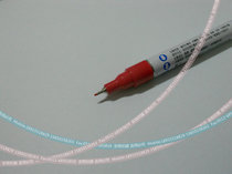 Very fine core red paint pen Japanese Snowman Paint pen SNOWMAN standard 0 8mm nib