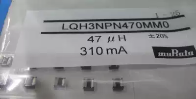 LQH3NPN470MMO 47uH 310mA 1212 inductor SMD power inductor Inductor Single layer coil
