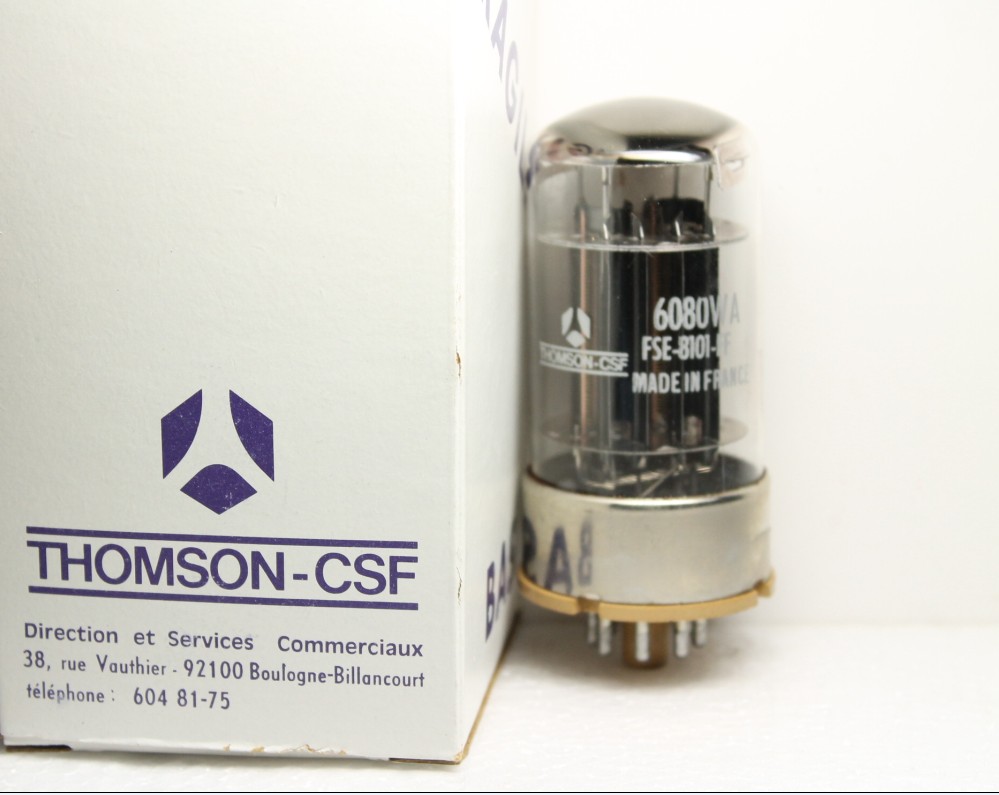 Brand new French CSF Antique Ultra RCA 6080 6AS7 6N5P 421A 5998 Vacuum Tube