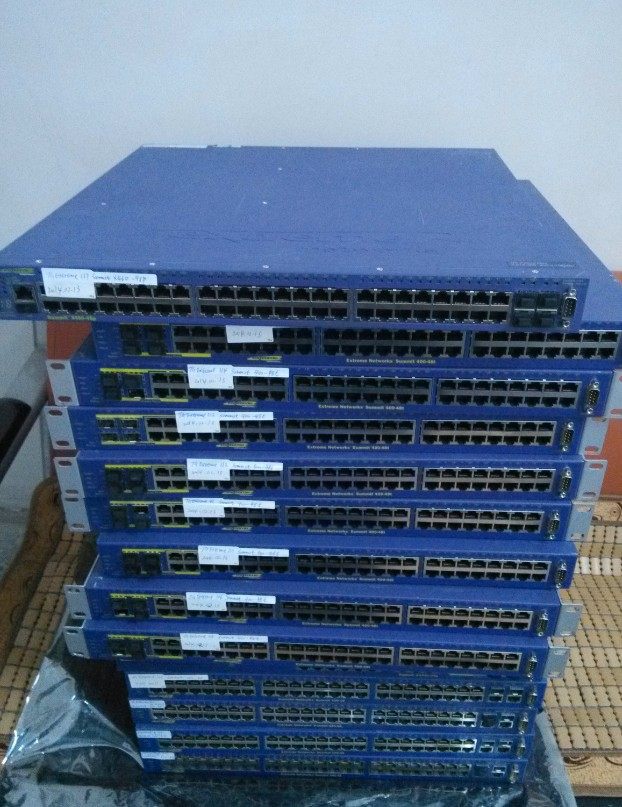 Original fit extreme into the Extreme Summit 400-48T 1000M Switch Physical Map