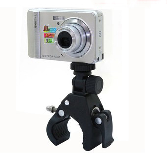 Clip-type motorcycle digital camera bracket Electric collapse car DV driving recorder bracket