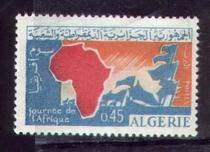 Foreign stamps-map