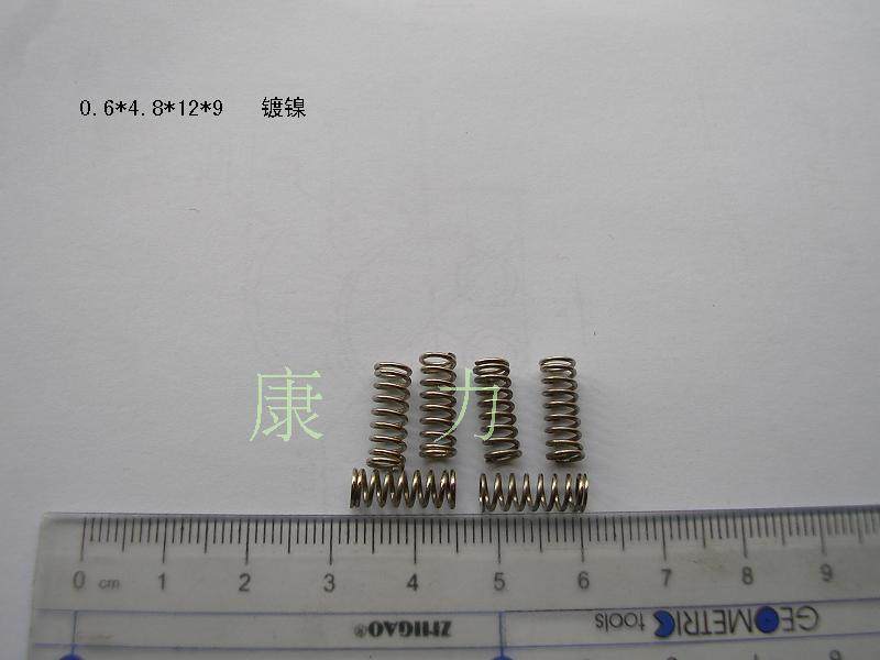 Wire thick 0 6 outer diameter 4 8-4 5 spring spot pressure spring spot 10 packs 0 6*4 8*12