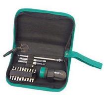 Shida SATA 09342 25pcs ultra-short handle ratchet screwdriver set screwdriver set