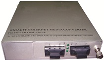 Telecom-grade 100-megabit single-multimode converter repeater (FEC-11-ms station)