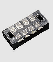 Shengling Terminal TB-2504 (Copper Piece) Stationary Wiring Terminal row 4 bits 25A