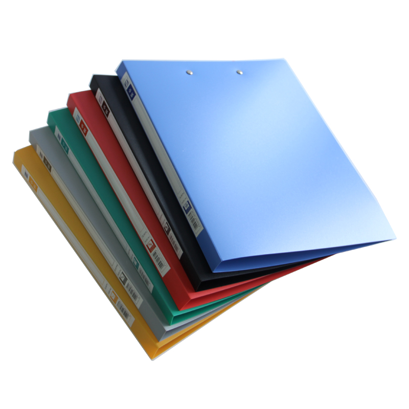 Zhulian ZL307W folder A4 double powerful clip double powerful clip folder black blue red color