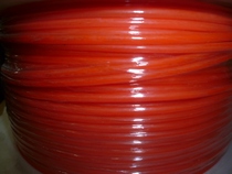 Industrial belt PU round belt 4mm red glossy red green polyurethane round with quick connection