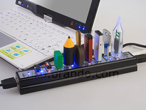 Long bar 10 USB2 0 HUB ten port HUB 10 port HUB USB HUB with 2A power supply