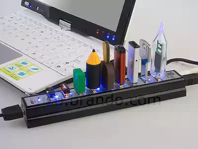 Long bar 10 USB2 0 HUB ten port HUB 10 port HUB USB HUB with 2A power supply