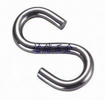 Pulley chicken heart ring blue screw physical store stainless steel S hook hook curved hook S hook 2MM only