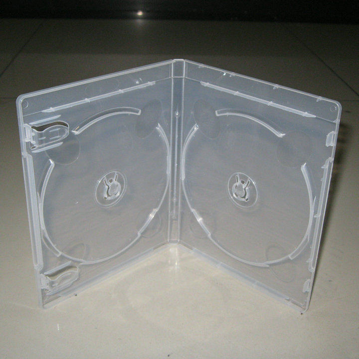 Blue Light Box Double Disc Transparent CD Box DVD CD BD CD Box