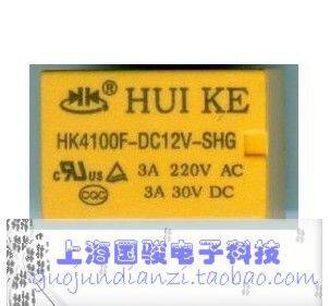 Huike communication relay HK 4100F-DC12V-SHG 3A 6 feet-Taobao