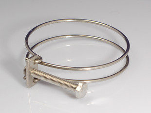 Stainless steel wire hoop double steel wire hoop pipe clamp throat stirrup pipe clamp pipe clamp pipe stirrup 16 51 stirrup 16 51