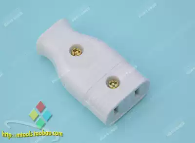 Outlet power plug female two-plug power socket extension cord holder power plug household two plugs