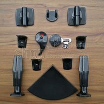 Precision nylon toilet partition accessories Bennett board partition hardware JM-rouslong set