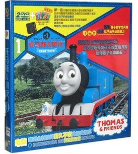 托马斯&朋友1(2DVD+书)动画片 正版DVD小火车托马斯和他的朋友们
