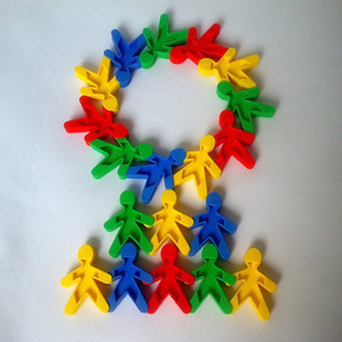 Kindergarten Desktop Toy Dolls Portrait Collage building blocks plastic building block Soft Mickey building blocks