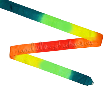 Rayon-Rhythmic Gymnastics Ribbon-Multicolor Multicolor RG Ribbon