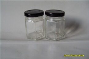 Manufacturer Direct 80ML Six-seamed Jam Vegetable Bottle High-end Jam Honey With Lid Sealed Bottle Unleaded Glass Bottle