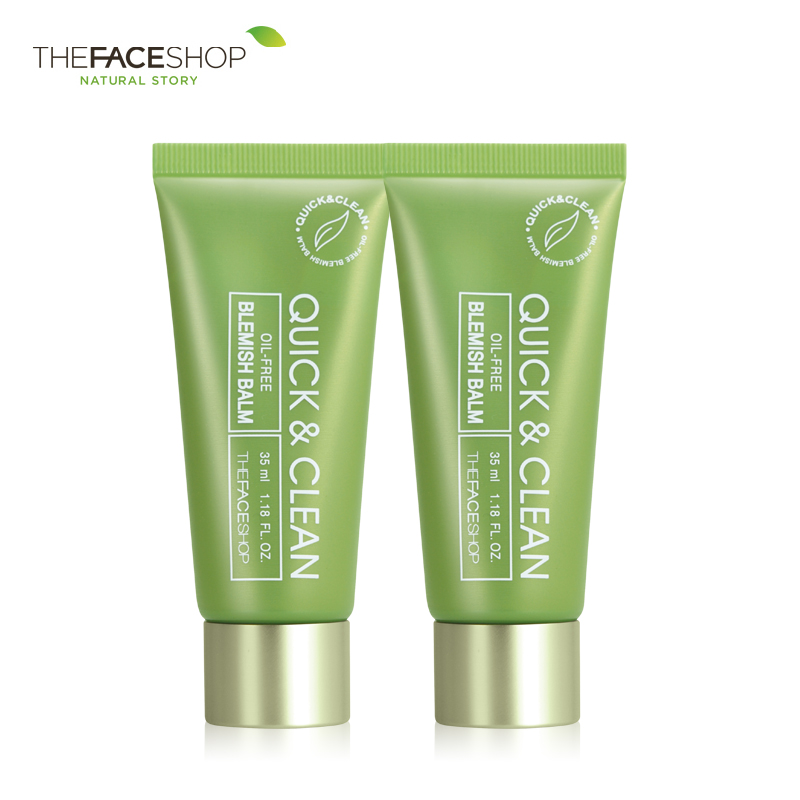 The Face Shop 彩妆套装 爽洁无油BB霜2支套装 裸妆遮瑕清爽保湿