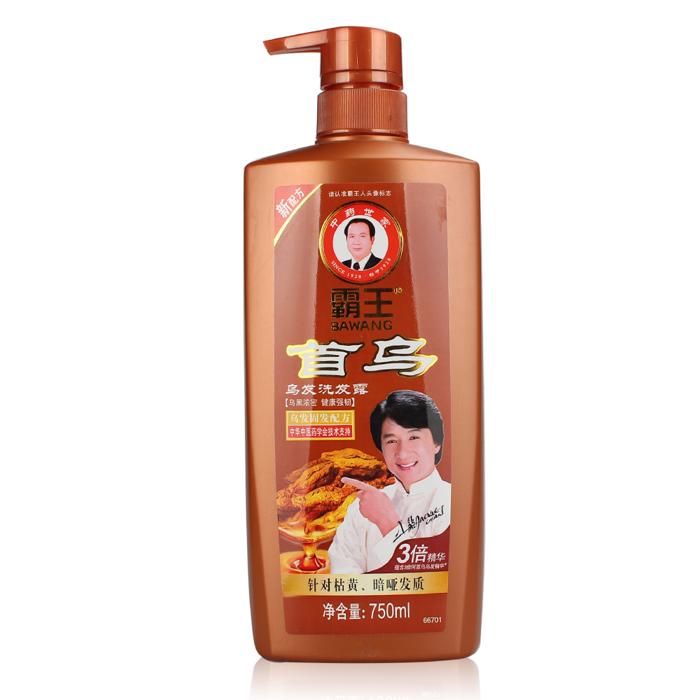 霸王首乌乌发洗发露400ml 改善毛躁洗发水 防脆弱开叉 损伤修复