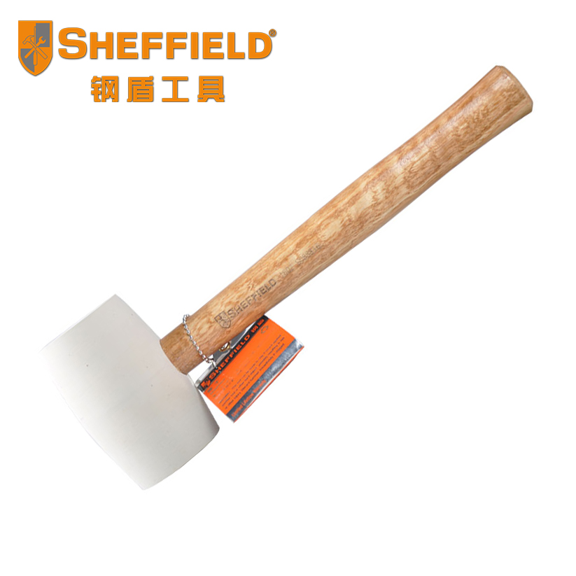 Steel Shield Tool Wood Handle Rubber Hammer Safety Explosion Hammer Mount Hammer Knock Hammer 1 Pound 1 5 Pound White Rubber Hammer