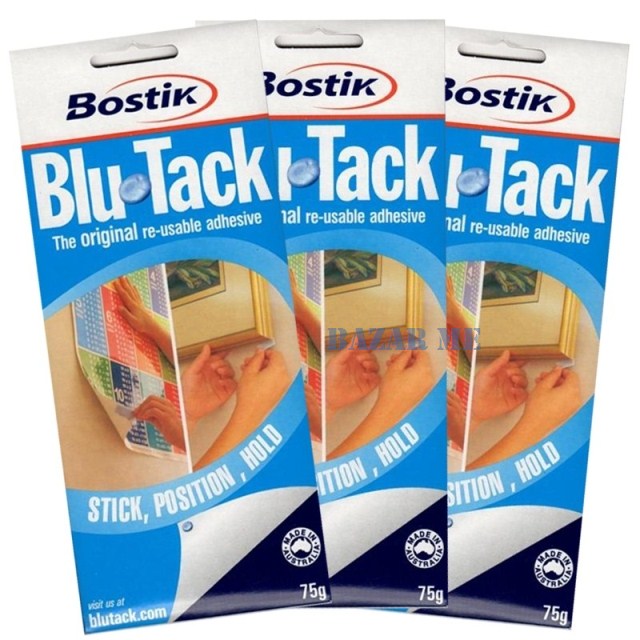 BAZAR ME Australian original imported BOSTIK blue Dingglue 75g DIY aids BLU-TACK
