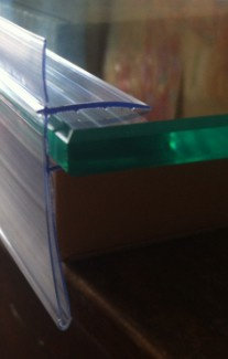 Pharmacy glass card bar label bar price bar price bar price label barrier type 55 wide 1 meter 2 long