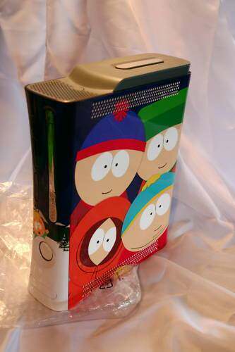 (Global purchase) US ebay South Park limited edition xbox 360 game console with Parker