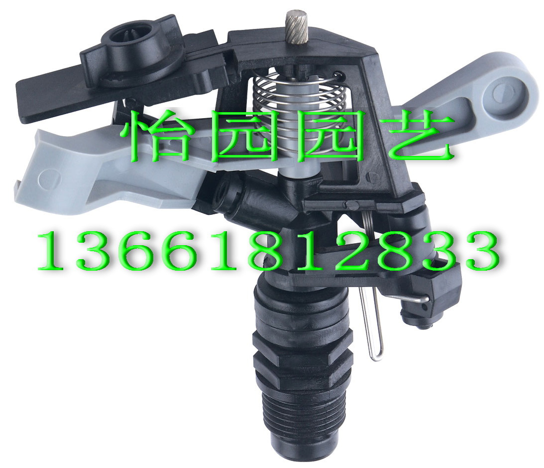 Improved 4-point external thread plastic adjustable rocker nozzle lawn sprinkler irrigation plastic bird