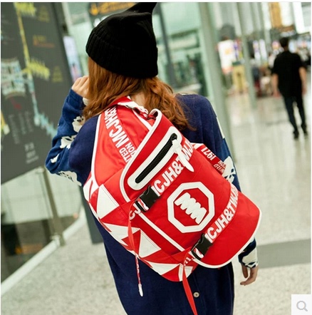 Mm Kimura Jinghong Crossbody Shoulder Bag Men's Bag Backpack Fixed Gear Sports Messenger Bag High School Student Girl's School Bag
