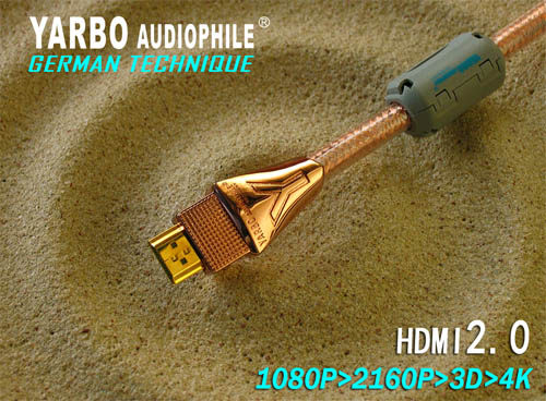 Germany YARBO HD-2000C new 2.0 version of 3D professional grade 4K HDMI cable HD cable