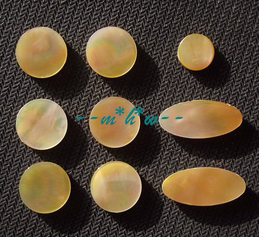 Sax button buttoned with mica buckle shell buckle