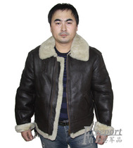 Air Force B3 leather jacket fur integrated air force leather jacket locomotive leather jacket B3 leather jacket