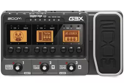 ZOOM G3X electric guitar integrated effects with drum machine LOOP original power supply brand new