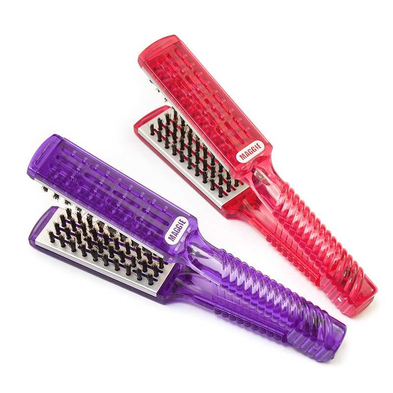 Maggie Rose Bristle Comb V-Shaped Comb Styling Straightening Comb Anti-Static Bristle Comb Flat Iron Comb Straightening