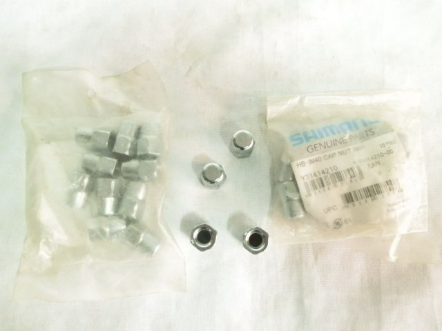 Shimano Jumano 9MM rear axis round head of the flat - top nut