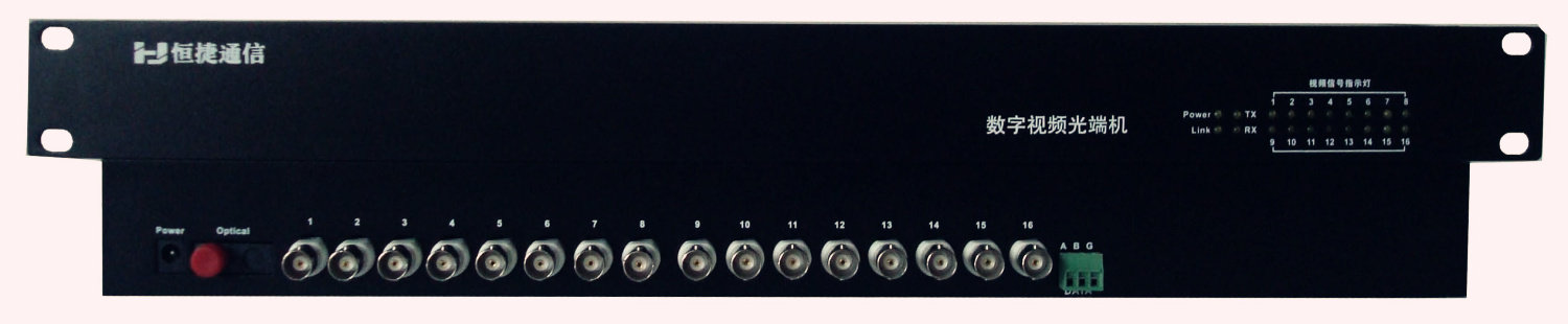 16 - way optical end machine 16 - way video optical end machine 16V frame FC 20KM telecommunications class 1 pair