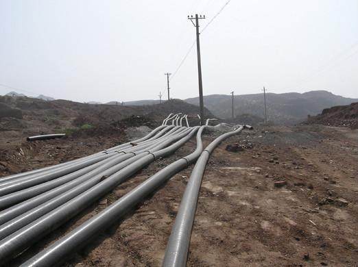 PE polyethylene pipe for underground coal mine