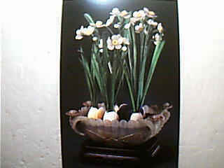 Postcard Collection of the Forbidden City Qing Dynasty Sapphire Ivory Narcissus Bonsai