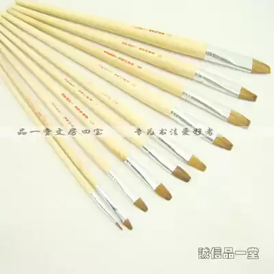 Shanghai Zhou Huchen Wolf oil brush No. 1-12 gouache watercolor oil painting acrylic special pen single sale