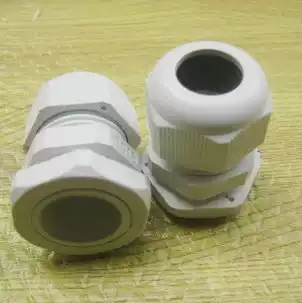 PG19 waterproof cable connector Nylon cable fixing head Waterproof connector Nylon fixing head