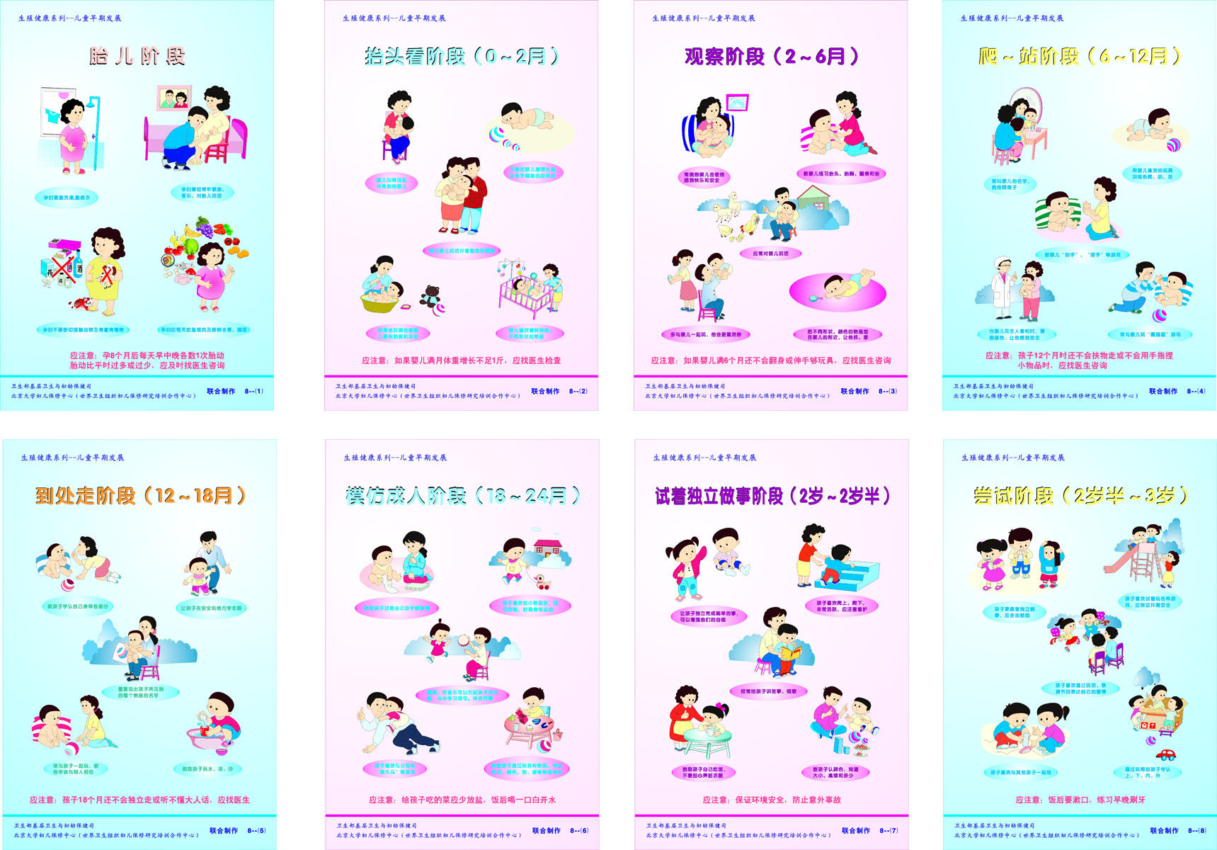 海报印制93素材健康展板172生殖健康系列-儿童早期发展