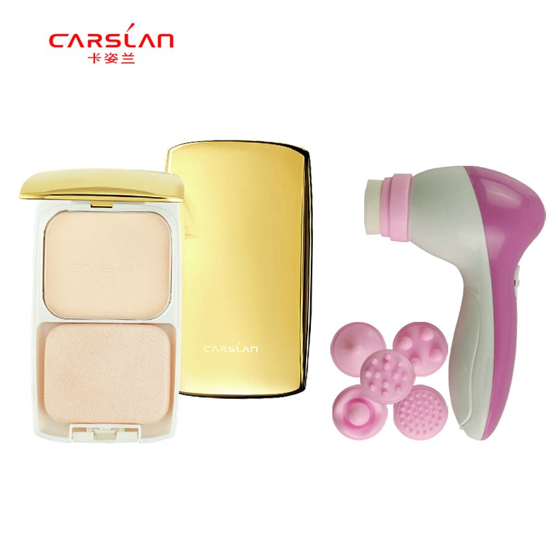 CARSLAN/卡姿兰光感矿物两用粉饼 控油遮瑕定妆美白隔离光感亮肌