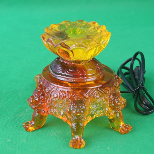 Electric hand-turned warp wheel base (imitation glass)