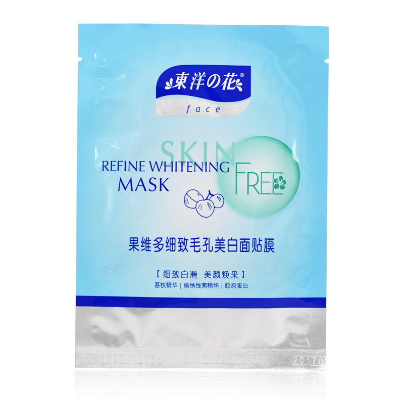 东洋之花果维多细致毛孔面膜贴22g/片收缩毛孔补水保湿滋润面贴膜